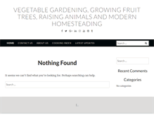 Tablet Screenshot of mysuburbanhomestead.com
